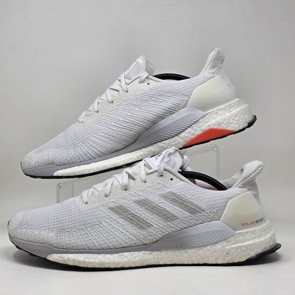 Adidas Boost SolarBoost 19 Running Shoes G28058 Cloud White Men's Size 12.5 - Picture 3 of 13